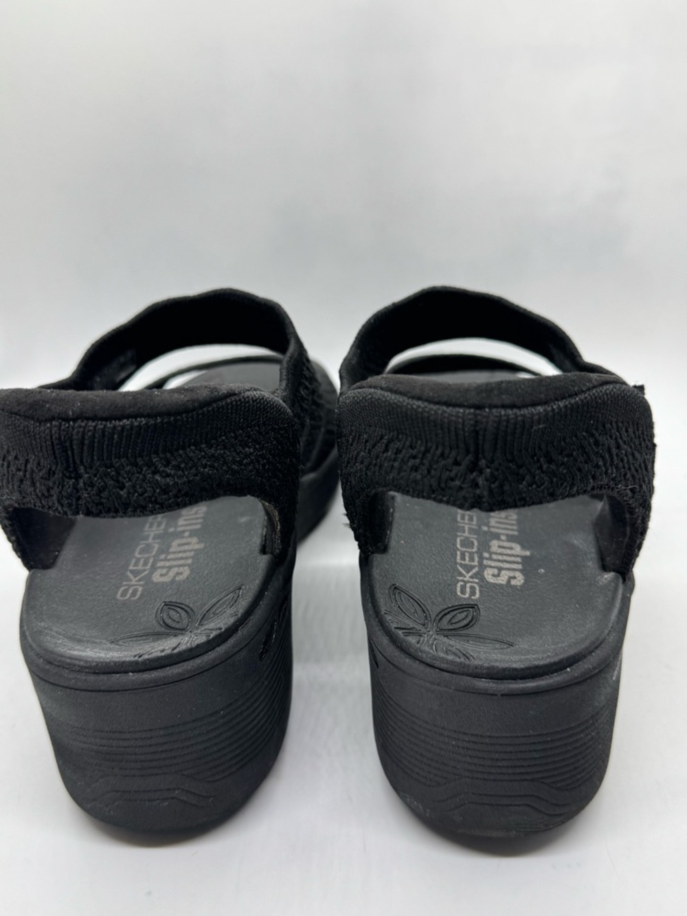 Skechers Slip-ins_Pier Lite Flex Washable Sandals in Black Size 8 - Picture 7 of 10
